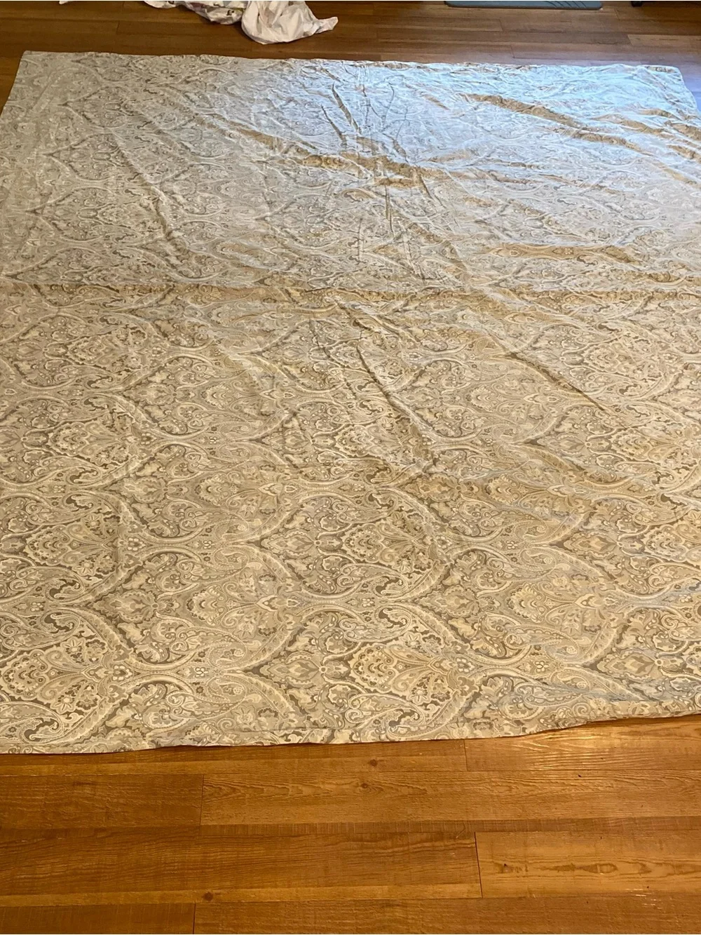 Pottery Barn MacKenna Paisley Duvet Cover Organic Cotton size king